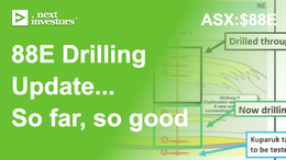 “Potential” hydrocarbon pay for 88E with more results expected in next 2 weeks