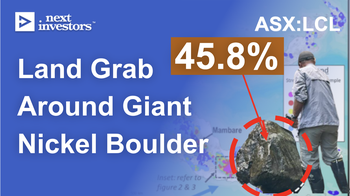 LCL grabs all land surrounding 45.8% “nickel boulder”
