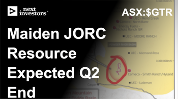 GTR’s second US uranium JORC resource on track for end of Q2