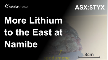 TYX finds more lithium to its east - drilling later this year