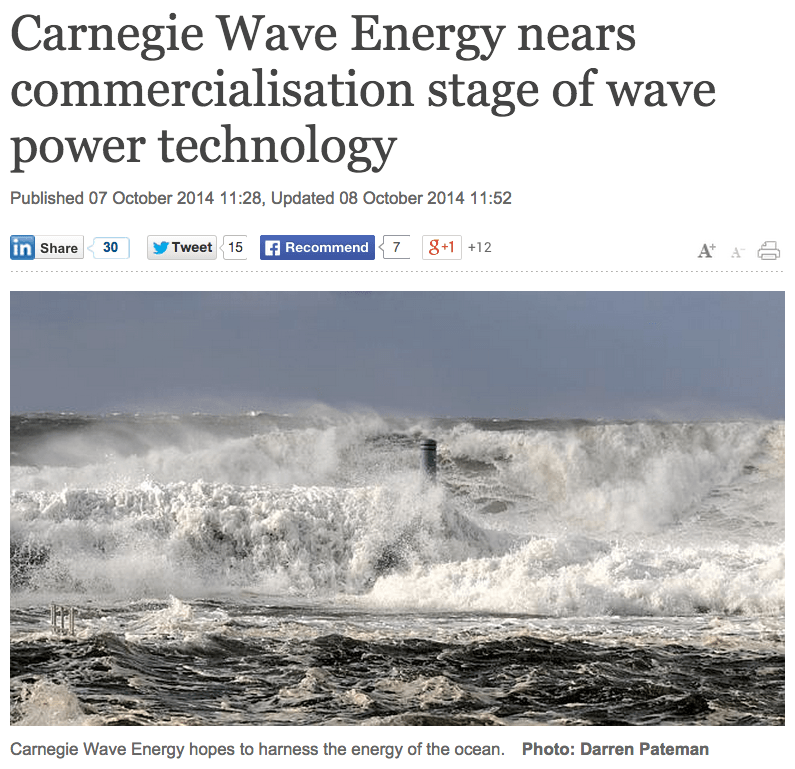 Carnegie Wave Energy