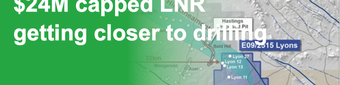 $24M capped LNR getting closer to drilling near its much bigger neighbours
