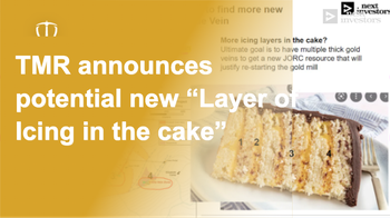 TMR announces potential new “Layer of Icing in the cake”
