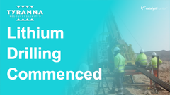 TYX - Lithium drilling commenced