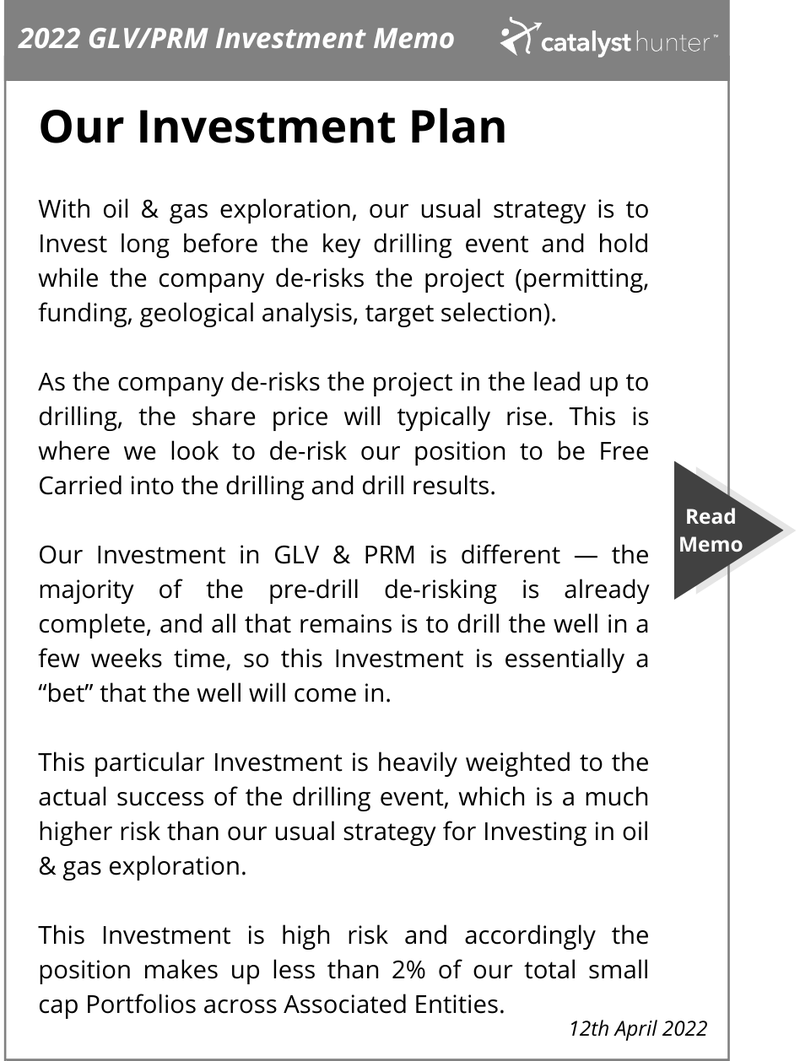 PRM / GLV Investment Plan